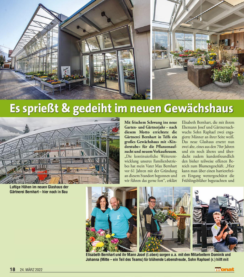 Verkaufs und Produktionsgew&auml;chshaus